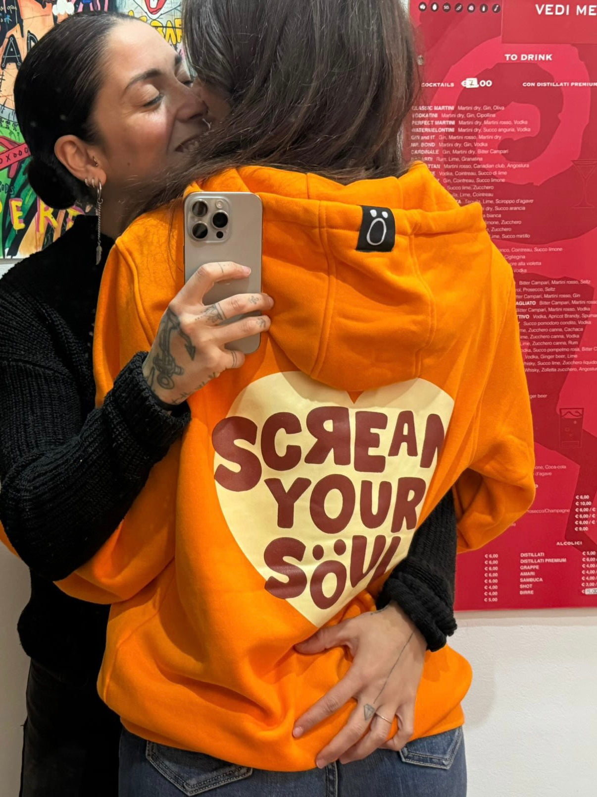 HOODIE “CUORE” - felpa Matta con cappuccio